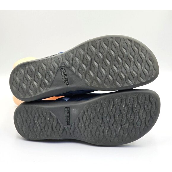 Merrell Women's Navy Blue District 3 Sandal Thong Sz 5 Flip-Flop Slip-On Sz 11 2 - Picture 8 of 16